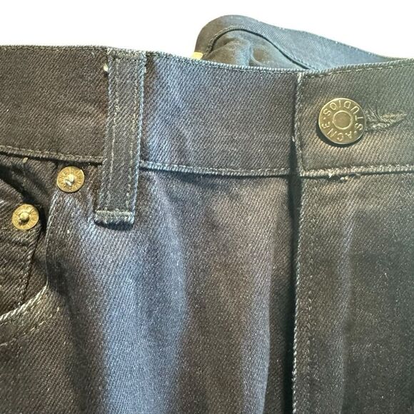 Acne Studios Ace Jean in Navy Cash Denim - Picture 7 of 9